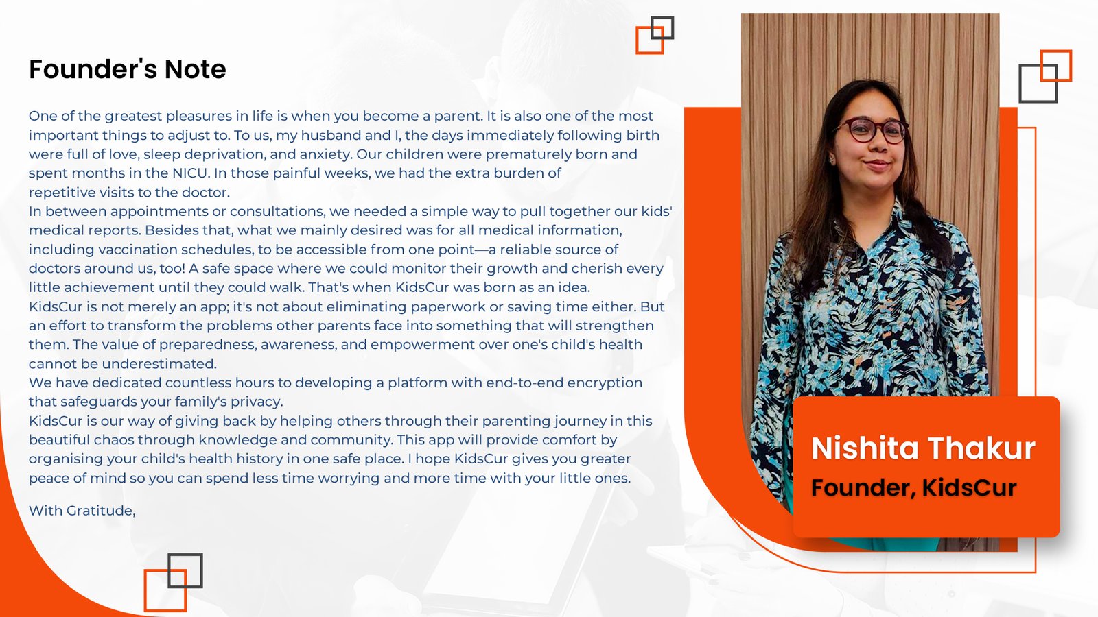 Founder Note